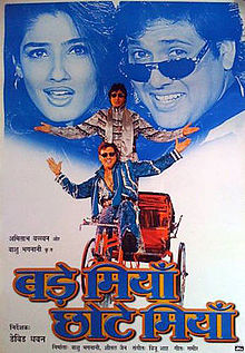 Bade Miyan Chote Miyan, Amitabh Bachchan, Govinda, Raveena Tandon, 1998