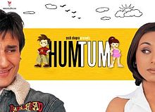 Hum Tum, Saif Ali Khan, Rani Mukerji, Kirron Kher, Jimmy Shergill, Rishi Kapoor, Rati Agnihotri, Isha Koppikar, Abhishek Bachchan, 2004
