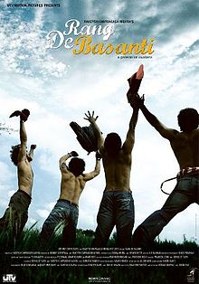Rang De Basanti, Aamir Khan, Kunal Kapoor, Soha Ali Khan, Sharman Joshi, Atul Kulkarni, Madhavan, Alice Patten, Kirron Kher, Om Puri, Anupam Kher, Waheeda Rehman, Mohan Agashe, 2006