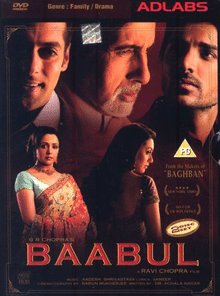 Baabul, Amitabh Bachchan, Hema Malini, Salman Khan, John Abraham, Rani Mukerji, 2006