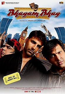 Bhagam Bhag, Akshay Kumar, Govinda (actor), Paresh Rawal, Lara Dutta, Arbaaz Khan, Jackie Shroff, Rajpal Yadav, Tanushree Dutta, Shakti Kapoor, 2006