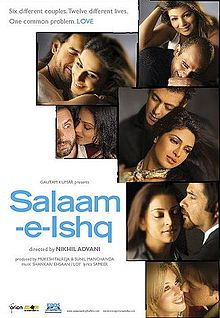 Salaam-e-Ishq: A Tribute to Love, Salman Khan, Akshaye Khanna, Priyanka Chopra, Anil Kapoor, Ayesha Takia, Juhi Chawla, Vidya Balan, John Abraham, Sohail Khan, Isha Koppikar, Govinda, Shannon Esra, 2007