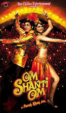 Om Shanti Om, Shahrukh Khan, Deepika Padukone, Shreyas Talpade, Arjun Rampal, Kiron Kher, Javed Sheikh, Bindu, Yuvika Chaudhary, Satish Shah, 2007