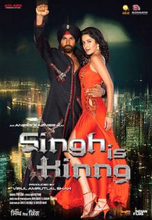 Singh Is Kinng, Akshay Kumar, Katrina Kaif, Om Puri, Neha Dhupia, Javed Jaffrey, Kiron Kher, Ranvir Shorey, 2008