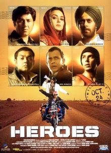 Heroes, Salman Khan, Preity Zinta, Mithun Chakraborty, Bobby Deol, Sunny Deol, Sohail Khan, Vatsal Sheth, Amrita Arora, Dino Morea, Riya Sen, 2008