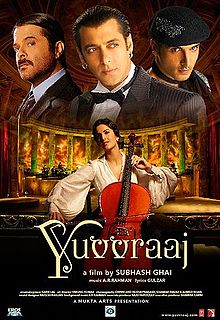 Yuvvraaj, Anil Kapoor, Salman Khan, Zayed Khan, Katrina Kaif, Boman Irani, Mithun Chakraborty, 2008