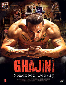 Ghajini, Aamir Khan, Asin Thottumkal, Jiah Khan, Pradeep Rawat, Riyaz Khan, 2008