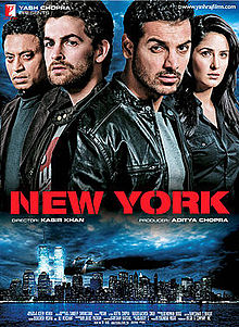 New York, John Abraham, Katrina Kaif, Neil Mukesh, Irrfan Khan, 2009