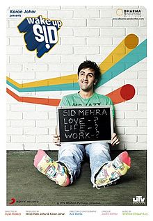 Wake Up Sid, Ranbir Kapoor, Konkona Sen Sharma, Rahul Khanna, Anupam Kher, 2009