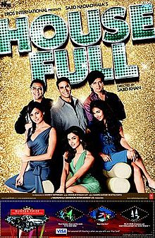 Housefull, Akshay Kumar, Arjun Rampal, Deepika Padukone, Ritesh Deshmukh, Lara Dutta, Malaika Arora, Randhir Kapoor, Jiah Khan, Boman Irani, Jacqueline Fernandez, 2010