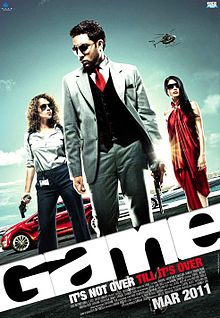 Game, Abhishek Bachchan, Kangana Ranaut, Sarah Jane Dias, Jimmy Shergill, Boman Irani, Anupam Kher , 2011