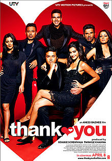 Thank You, Akshay Kumar, Bobby Deol, Sunil Shetty, Irrfan Khan, Sonam Kapoor, Celina Jaitley, Rimi Sen  , 2011