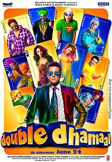 Double Dhamaal, Sanjay Dutt, Arshad Warsi, Javed Jaffrey, Riteish Deshmukh, Aashish Chaudhary, Mallika Sherawat, Kangana Ranaut  , 2011
