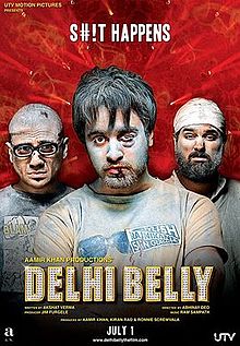 Delhi Belly, Imran Khan, Shenaz Treasurywala, Poorna Jagannathan, Rahul Pendkalkar, Vir Das, Vijay Raaz  , 2011