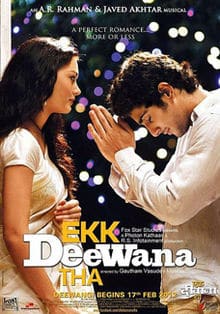 Ekk Deewana Tha, Prateik Babbar, Amy Jackson, Manu Rishi, Ramesh Sippy, Sachin Khedekar , 2012