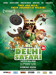 Delhi Safari, Voice-Over By Akshaye Khanna, Suniel Shetty, Urmila Matondkar, Boman Irani, Govinda, Swini Khara , 2012