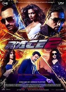 Race 2, Saif Ali Khan, Deepika Padukone, John Abraham, Jacqueline Fernandez, Anil Kapoor, Ameesha Patel, 2013