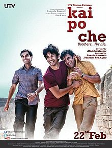Kai Po Che!, Amit Sadh, Sushant Singh Rajput, Rajkummar Rao, Amrita Puri, 2013