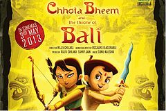 Chhota Bheem And The Throne of Bali, Chhota Bheem, Raju, Chutki, arjun , 2013