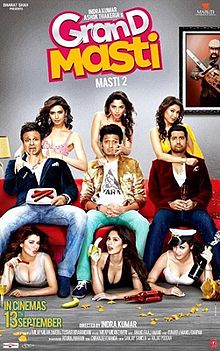 Grand Masti, Ritesh Deshmukh, Vivek Oberoi, Aftab Shivdasani, Karishma Tanna, Manjari Phadnis, Bruna Abdullah, Kainaat Arora , 2013