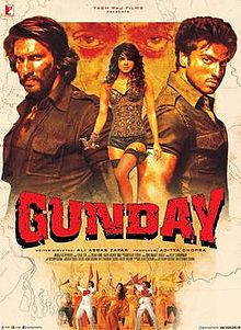 Gunday, Ranveer Singh, Arjun Kapoor, Priyanka Chopra, Irrfan Khan, 2014