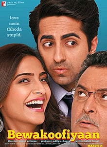 Bewakoofiyaan, Ayushmann Khurrana, Sonam Kapoor, Rishi Kapoor, 2014