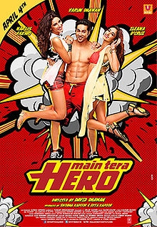 Main Tera Hero, Varun Dhawan, Ileana DCruz, Nargis Fakhri, Abhimanyu Singh, Evelyn Sharma, 2014