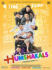 Humshakals, Saif Ali Khan, Esha Gupta, Riteish Deshmukh, Bipasha Basu, Ram Kapoor, Tamannaah Bhatia, 2014
