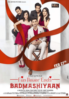 Badmashiyaan, Suzzanna Mukherjee, Sidhant Gupta, Gunjan Malhotra, Sharib Hashmi, Karan Mehra, 2015