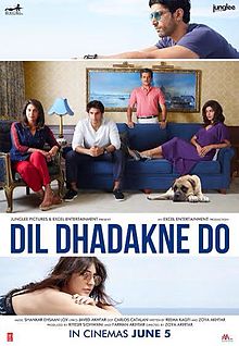 Dil Dhadakne Do, Ranveer Singh, Priyanka Chopra, Farhan Akhtar, Anushka Sharma, Anil Kapoor, Shefali Shah, 2015