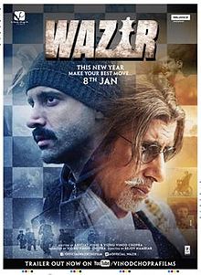 Wazir, Amitabh Bachchan, Farhan Akhtar, Aditi Rao Hydari, John Abraham, Neil Nitin Mukesh, 2016